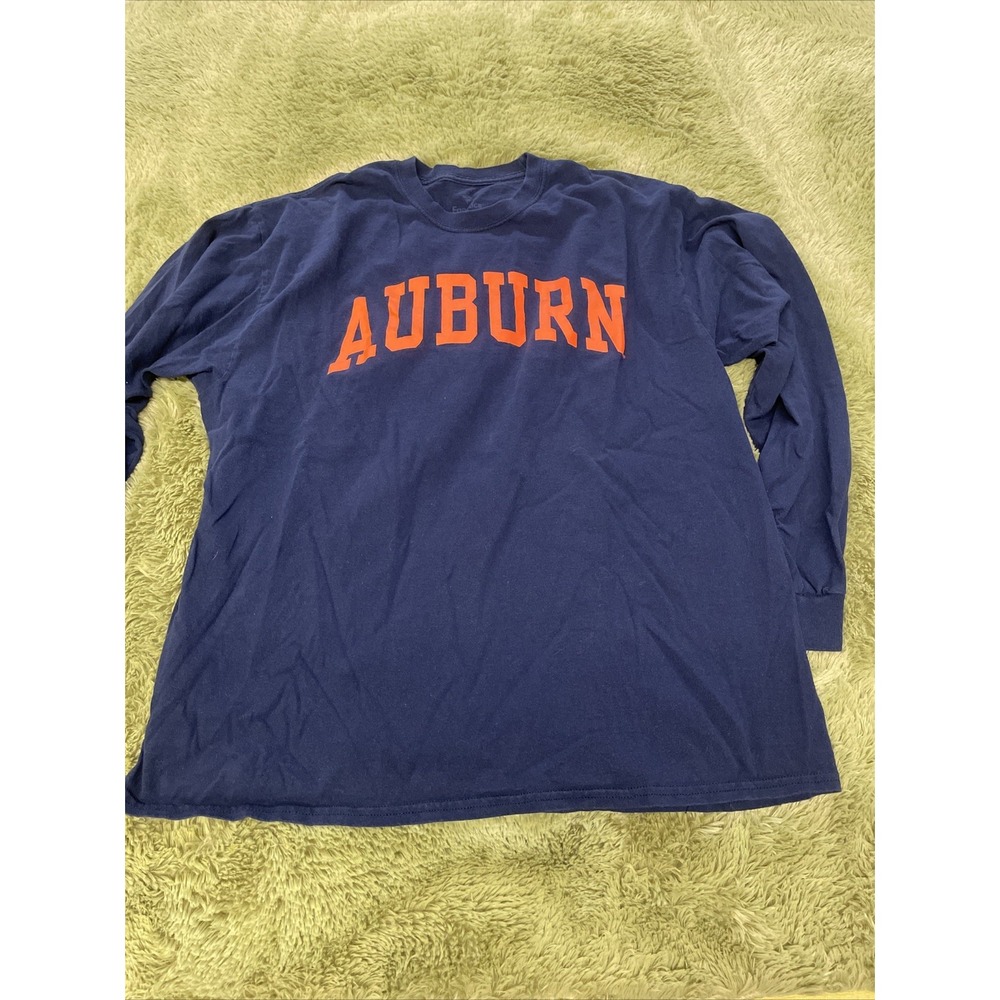 Fanatics Auburn University Blue L/S XL‎ T-Shirt Longsleeve Football Basketball